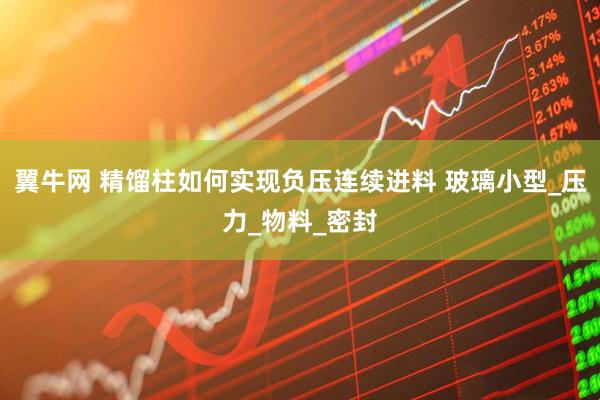 翼牛网 精馏柱如何实现负压连续进料 玻璃小型_压力_物料_密封